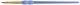 Crafters Choice Gold Taklon Round Brush Size 1