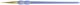 Crafters Choice Gold Taklon Liner Brush Size 3per0