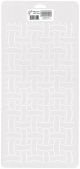 Sten Source Quilt Stencils By Bobbie Smith Basket Weave 8 Inch X18 Inch