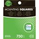 iCraft Mounting Squares White .5 inch 750 Per Pkg