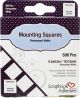 Scrapbook Adhesives Mounting Squares 500 Per Pkg Permanent White .5 inch X.5 inch 