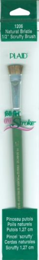 One Stroke Brush Scruffy 1 2 inch Width