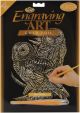 Gold Foil Engraving Art Kit 8 X10 Owls