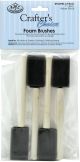 Foam Brushes 4 Per Pkg 1 inch Width