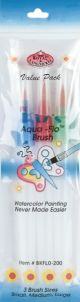 Big Kids Choice Aqua Flo Brush Set 3 Per Pkg
