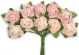 Kaisercraft Mini Paper Blooms Flowers W Per Wire Stem 10 Per Pkg Fairy Floss .5Inch