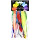 Mini Indian Feathers 24 Per Pkg Assorted Colors