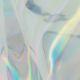 Couture Creations Foil 5 inch X16.4 Silver Iridescent Material Pattern