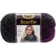 Lion Brand Scarfie Yarn Charcoal Magenta 1 Pack of 1 Skein