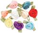 Offray Ribbon Roses 40 Per Pkg Assorted Colors