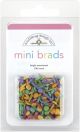 Doodlebug Mini Brads .125 Inch 100 Per Pkg Bright
