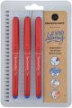 Manuscript Handwriting Pens Triple Pack Blue Ink