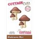 CottageCutz Mini Die Mushrooms 1.2 inch X1.4 inch 