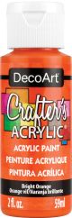 Crafters Acrylic All Purpose Paint 2oz Bright Orange