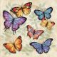 Dimensions Counted Cross Stitch Kit 11 inch X11 inch Butterfly Profusion 14 Count