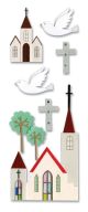 Touch Of Jolees Dimensional Stickers Church