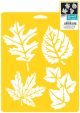 Stencil Mania Stencil 7inchesX10inchesMore Leaves