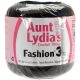 Aunt Lydias Fashion Crochet Thread Size 3 Black