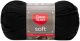 Red Heart Soft Yarn Black Pack of 1 Skein