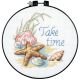 Dimensions Per Learn A Craft Counted Cross Stitch Kit 6 Inch Round Take Time 14 Count