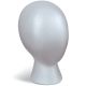 Styrofoam HeadWhite W Blank Face 9.5inchesX5.5inchesX7inches