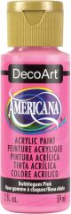 Americana Acrylic Paint 2oz Bubblegum Pink Opaque