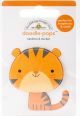 Doodlebug Doodle Pops 3D Stickers At The Zoo Tommy Tiger