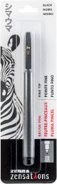 Zebra Zensations Fine Tip Brush Pen Black