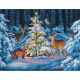 Dimensions Counted Cross Stitch Kit 14 Inch X11 Inch Woodland Glow 14 Count