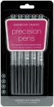 Precision Pens 5 Per PkgBlack