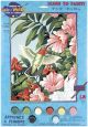 Paint Works Paint By Number Kit 9 inch X12 inch Hummingbird and Fuchsias
