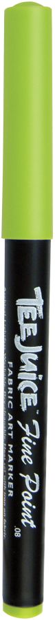 Jacquard Tee Juice Fine Point Fabric Marker Open Stock Spring Green