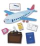 Jolees Boutique Dimensional Stickers Airplane Travel