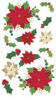Sticko Christmas StickersGlitter Poinsettias