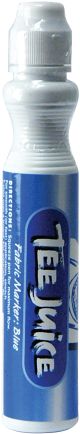 Jacquard Tee Juice Broad Point Fabric Marker Open StockBlue