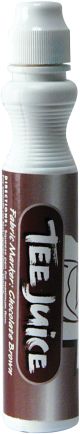 Jacquard Tee Juice Broad Point Fabric Marker Open Stock Chocolate Brown