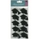Jolee s Le Grande Dimensional Stickers Black Graduation Caps