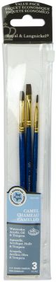 Sable Value Pack Brush Set 3 Per Pkg