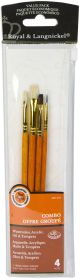 Bristle Sable Value Pack Brush Set 4 Per Pkg