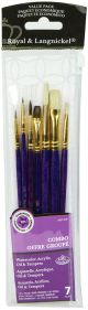 Bristle Sable Value Pack Brush Set 7 Per Pkg