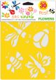 Stencil Mania Stencils 7inchesX10inches 3 Per PkgFlowers