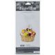 Cello Basket Bag 24 InchX25 Inch Clear