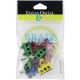 Eyelet Outlet Shape Brads 12 Per Pkg Train Mix