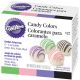 Candy Colors .25oz 4 Per Pkg Pink Green Violet and Black