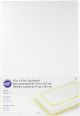 Cake Boards 13 Inch X19 Inch Rectangle White 6 Per Pkg