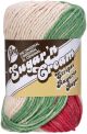 Lily Sugar N Cream Yarn Stripes Holiday 1 pack 1 Skein