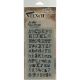 Tim Holtz Layered Stencil 4.125Inch X8.5Inch Typo