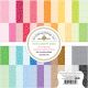Doodlebug Petite Prints Double Sided Paper Pad 6 Inch X6 Inch 24 Per Pkg Floral Graph Rainbow 24 Designs Per 1 Each
