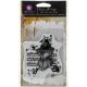 Prima Marketing Cling Stamp 3.5 inch X5 inch Victorian