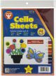 Cello Sheets 8.5 Inch X11 Inch 48 Per Pkg 6 Each Of 8 Colors